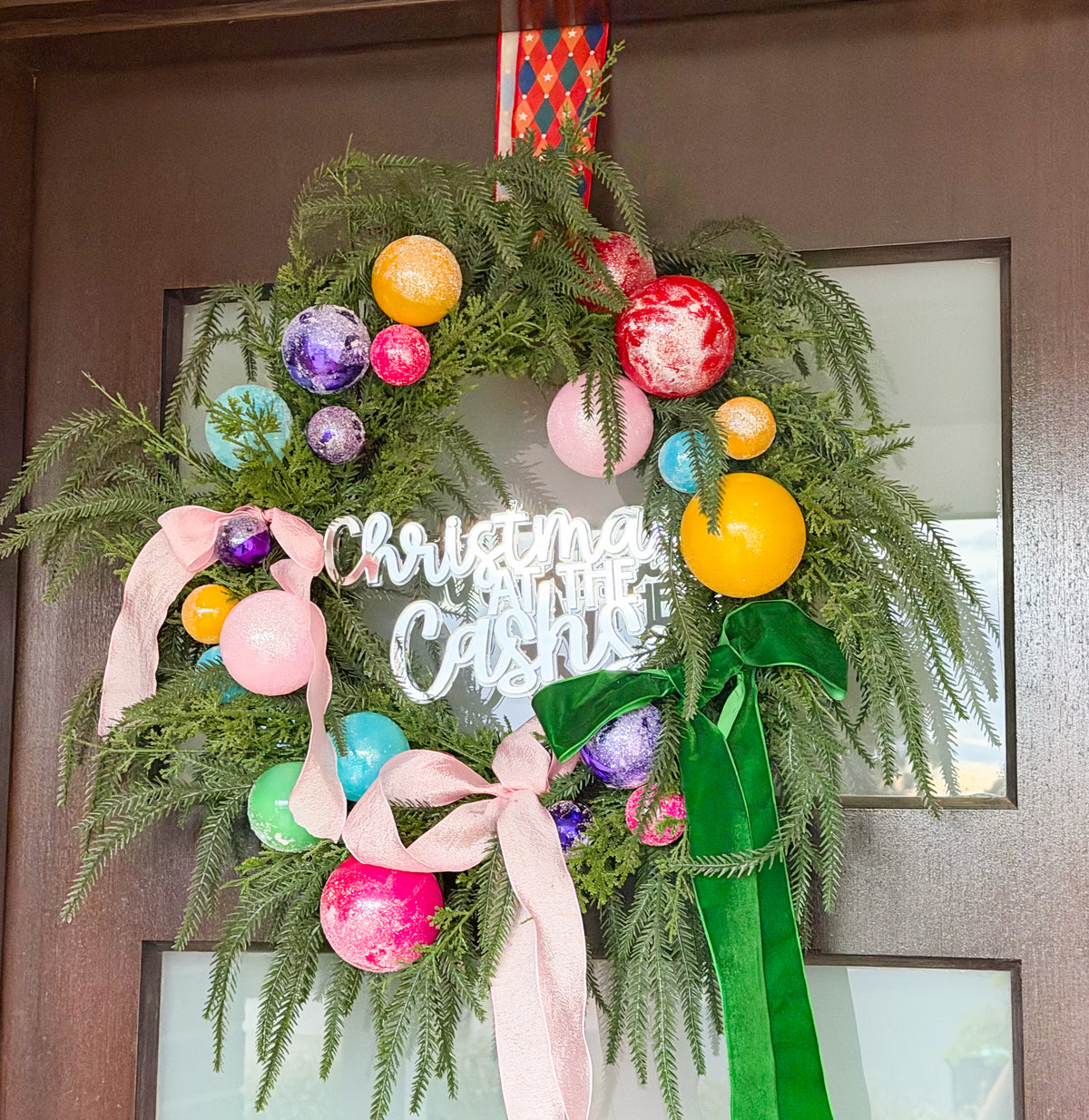 Personalised Wreath Plaque