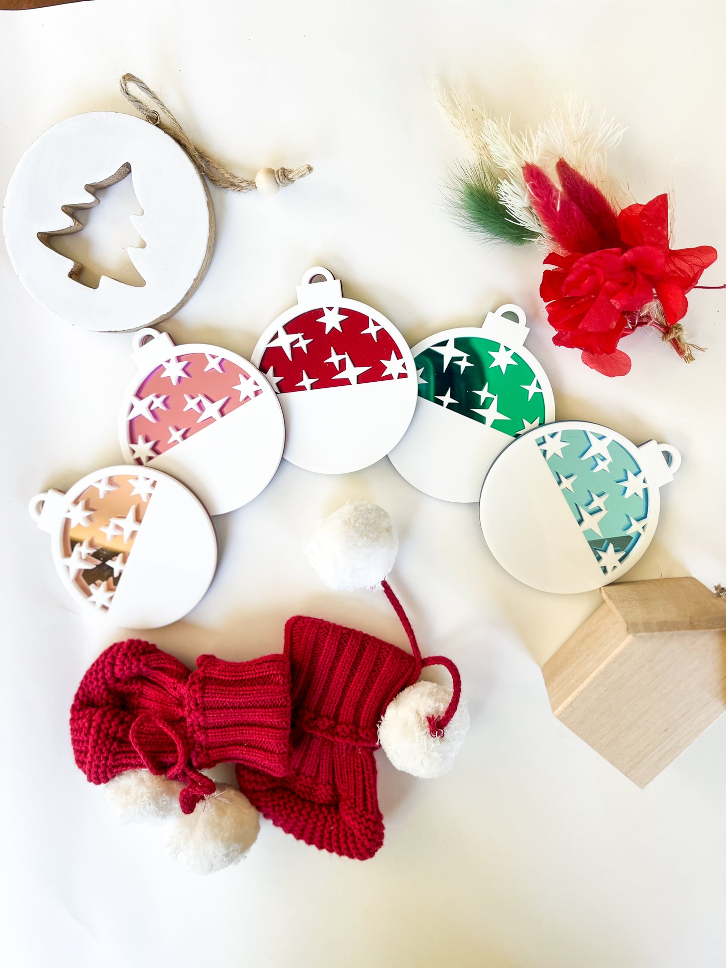 Personalised ‘starry nights’ bauble collection