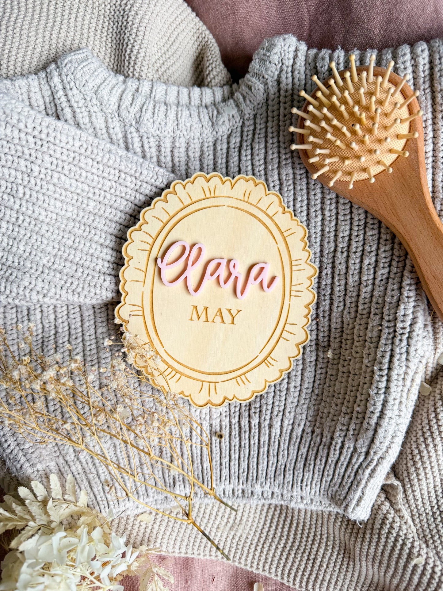 Heirloom Birth Announcement Plaques