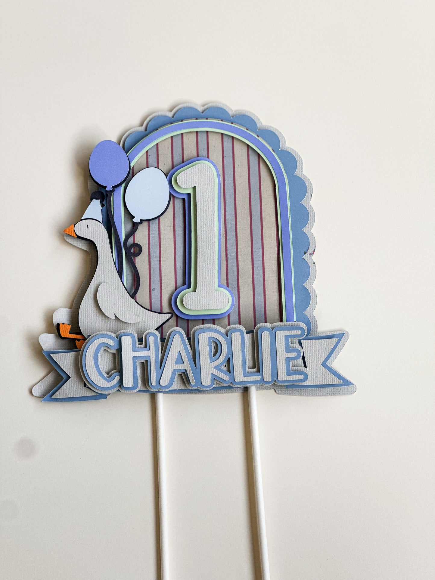 CUSTOM LARGE CAKE TOPPER