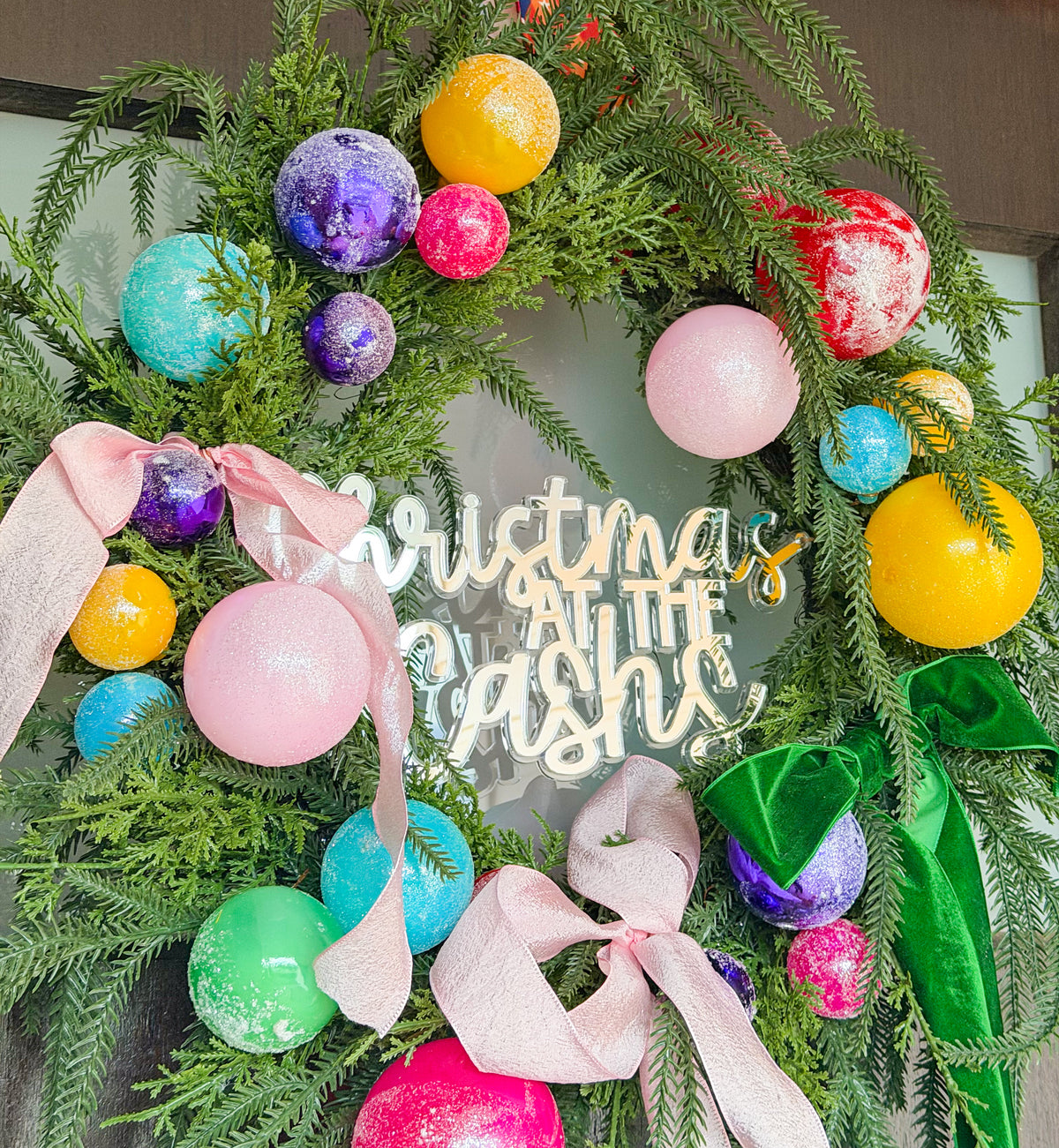 Personalised Wreath Plaque