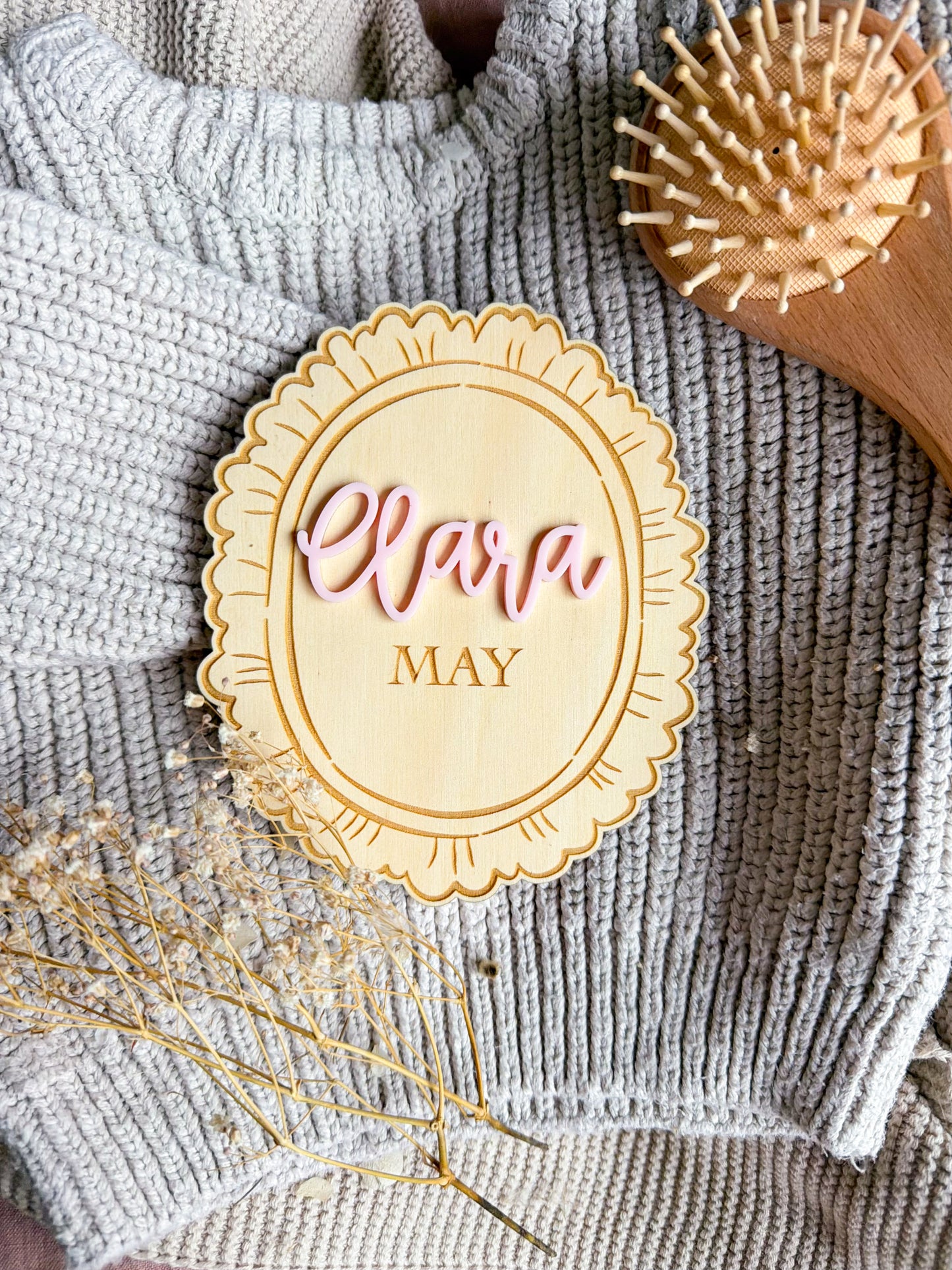 Heirloom Birth Announcement Plaques