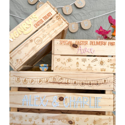 Personalised Easter crate | Family size