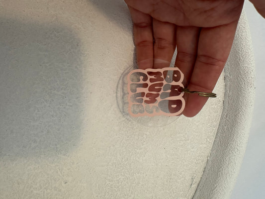 Acrylic keychain