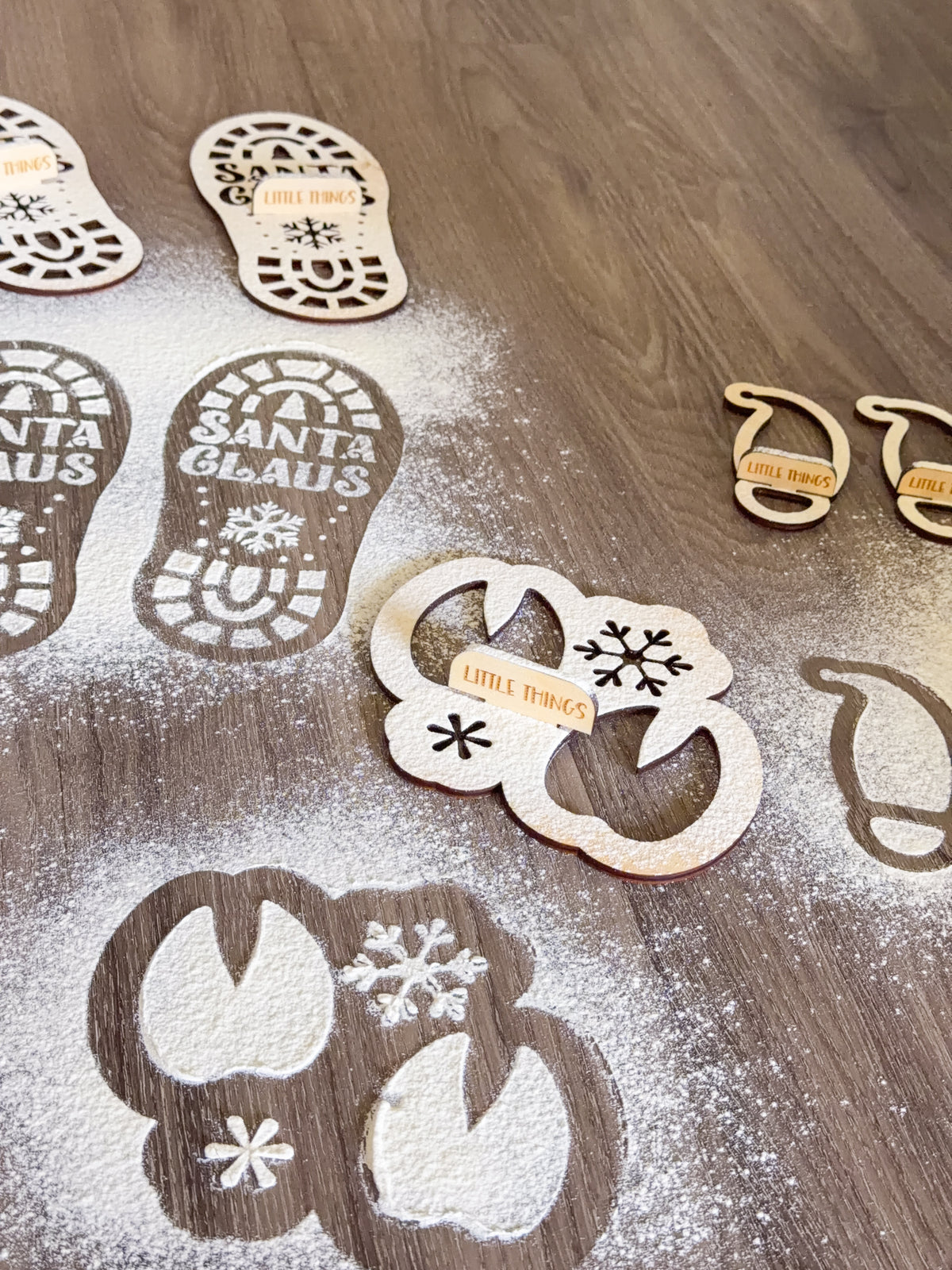 North Pole Footprint Makers — Christmas Stencils