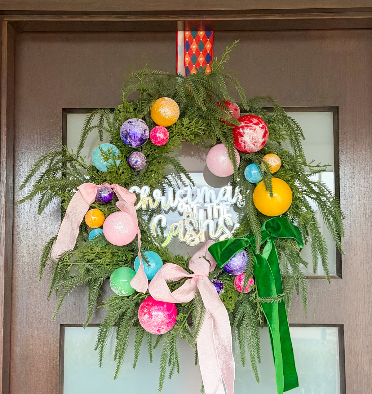 Personalised Wreath Plaque