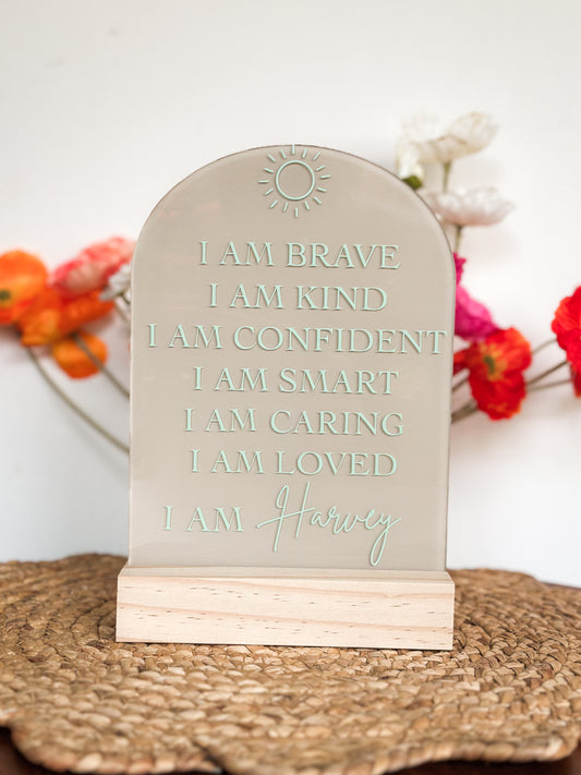 Affirmation Plaque
