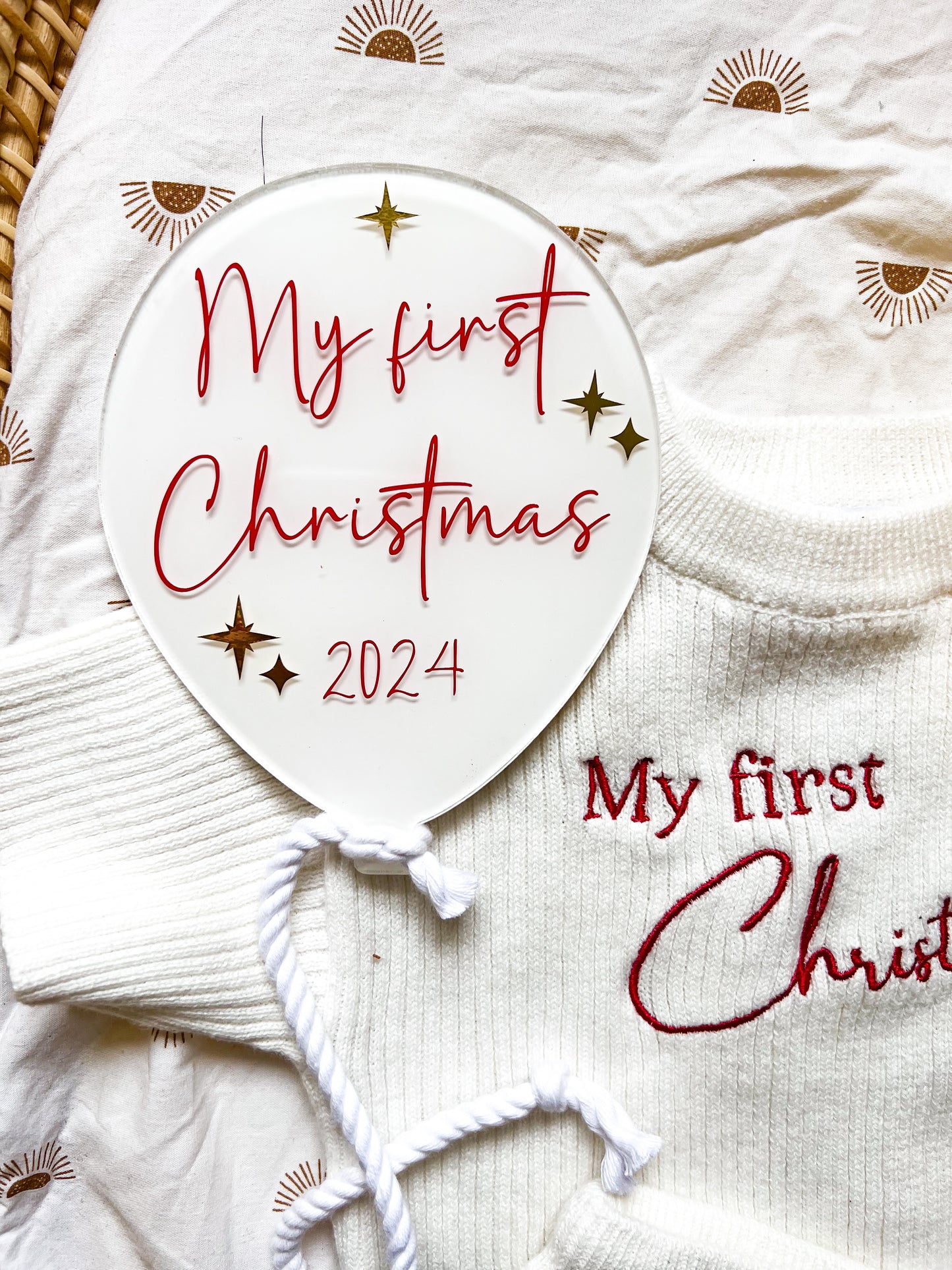 My first Christmas balloon