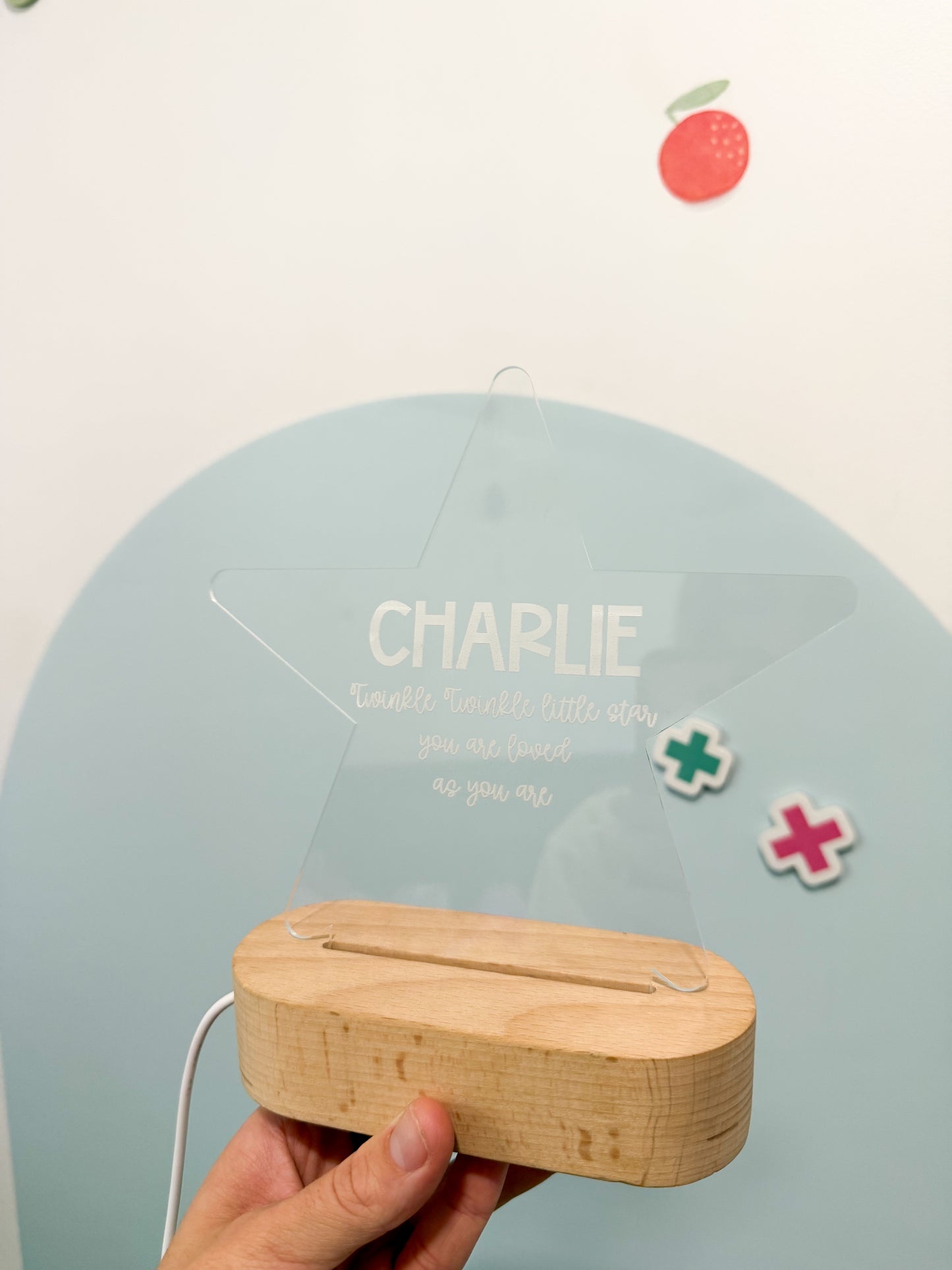 Personalised Starburst Night Light