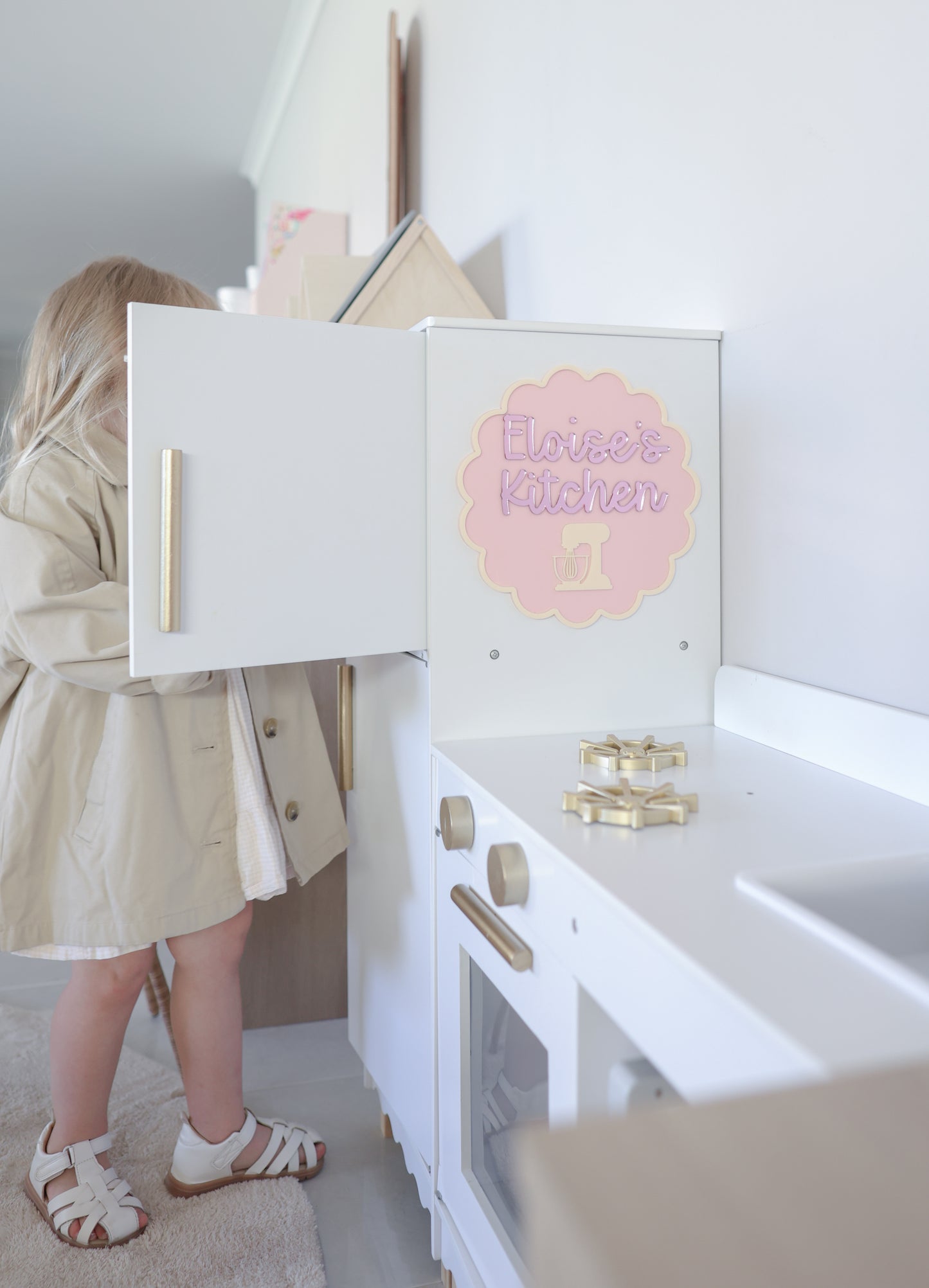 Personalised kids kitchen sign