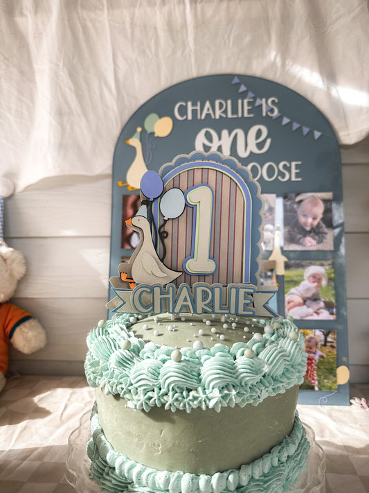DISCOUNTED LARGE CUSTOM CAKE TOPPER