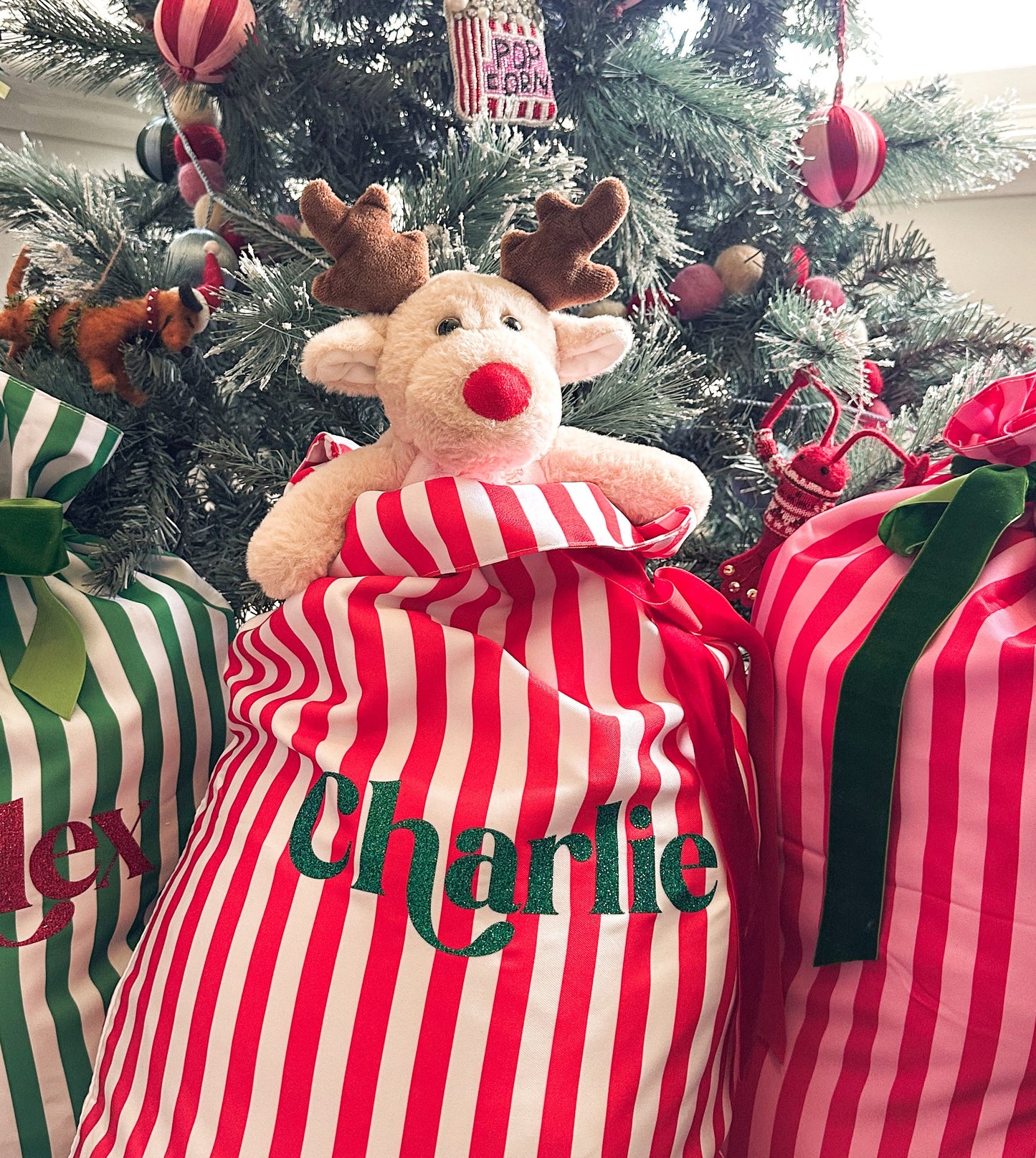 Personalised Reindeer Christmas Teddy