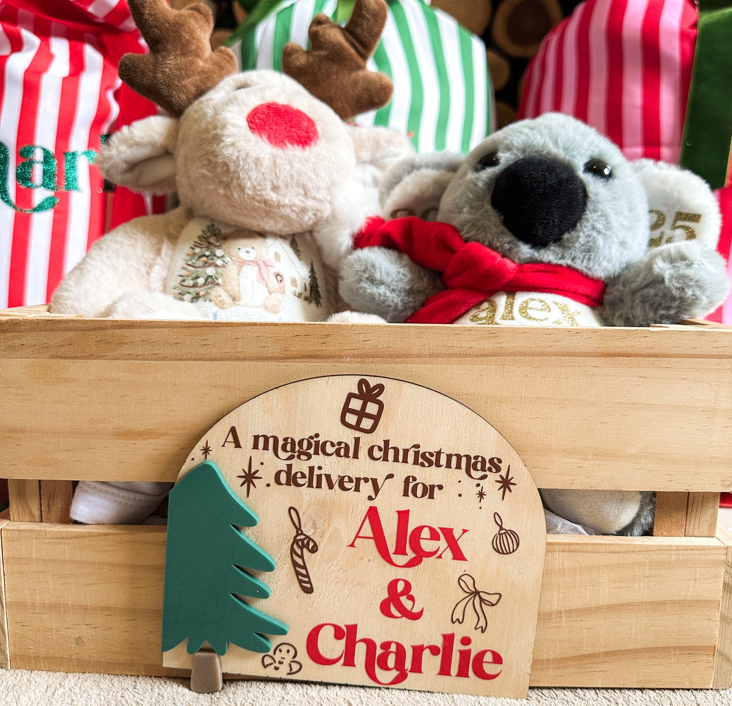 Personalised Crate Fronts