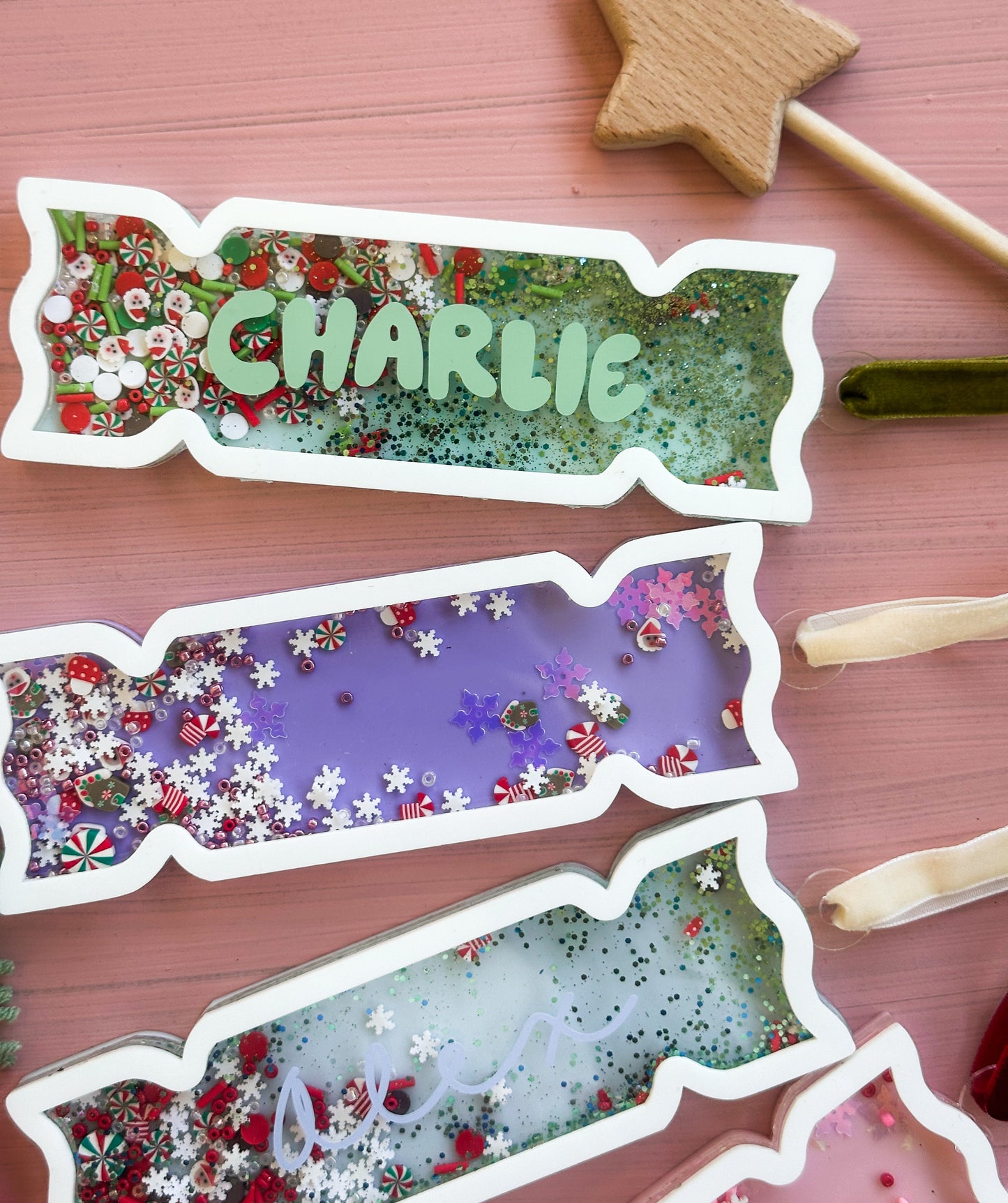 Personalised Bon-Bon Shaker ornament