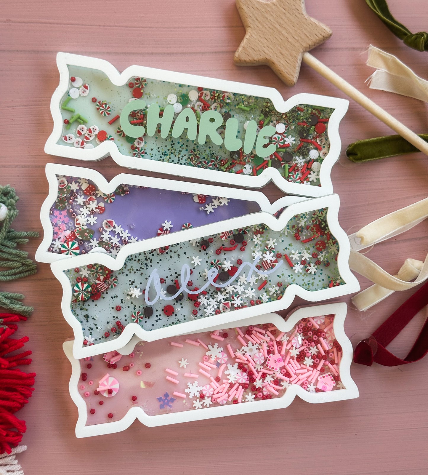 Personalised Bon-Bon Shaker ornament