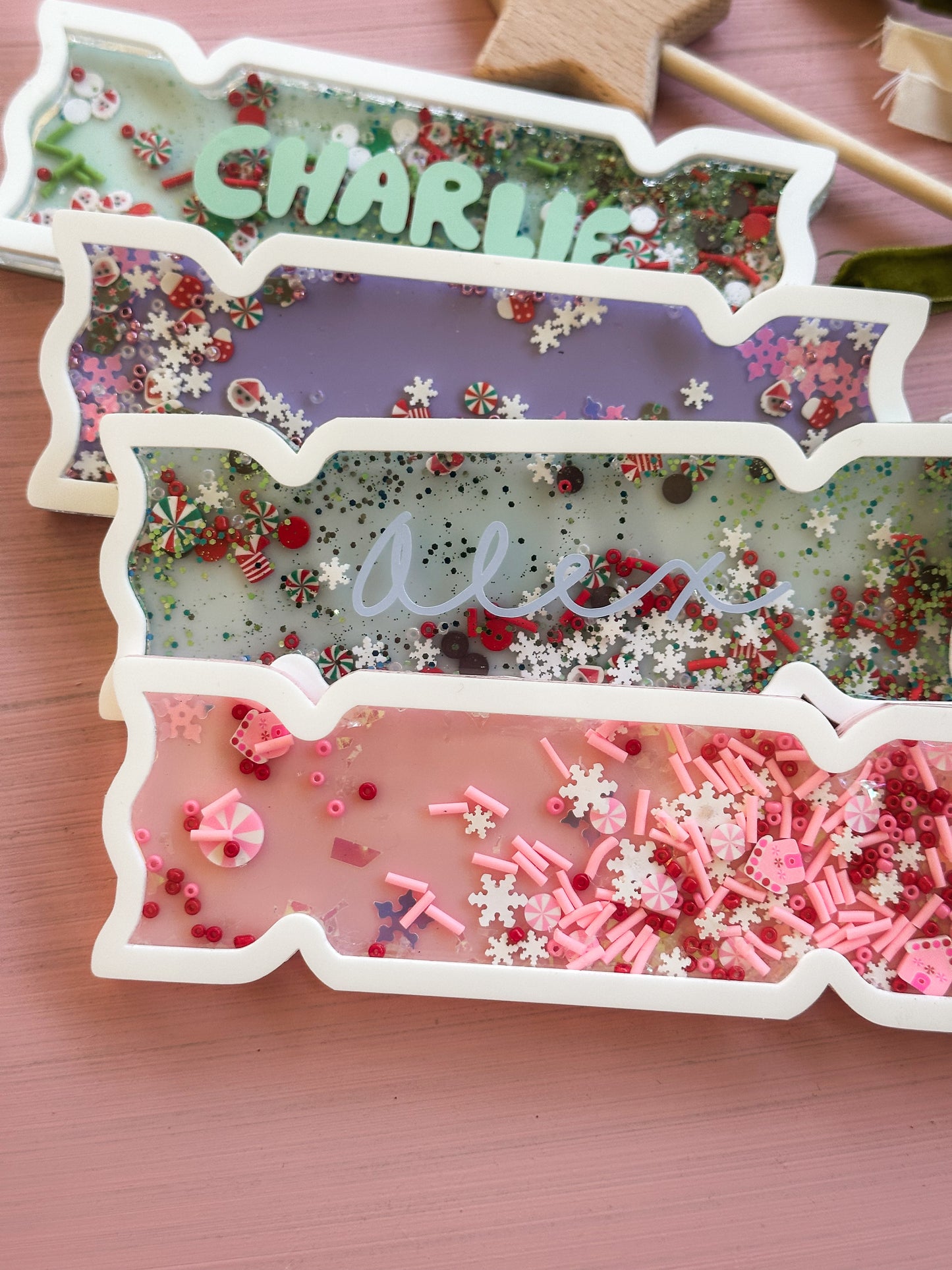 Personalised Bon-Bon Shaker ornament