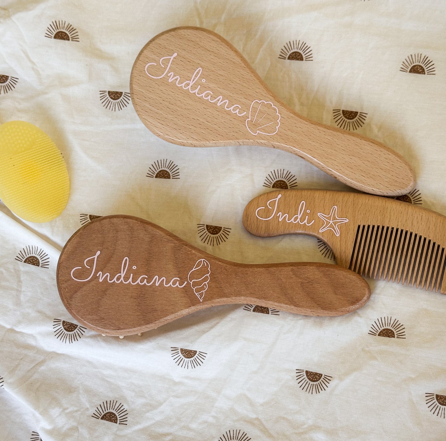 Personalised Hair brush sets