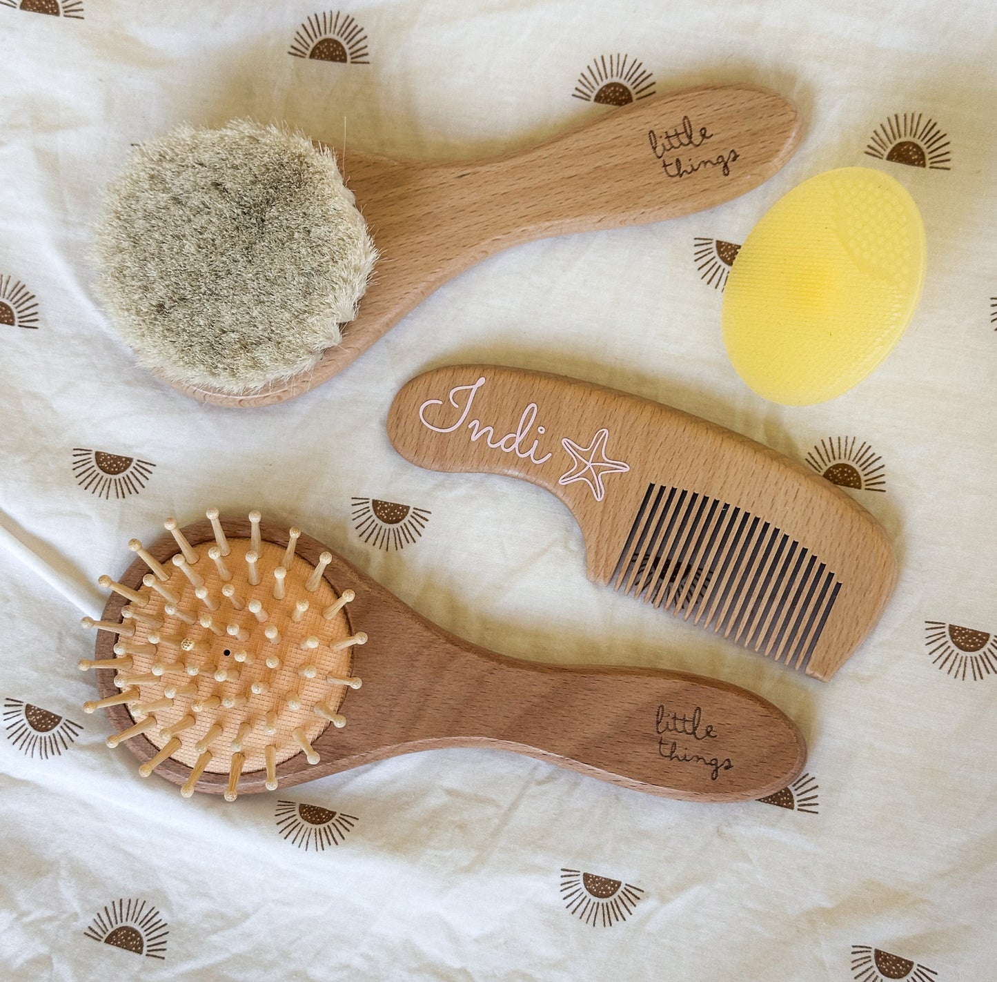 Personalised Hair brush sets