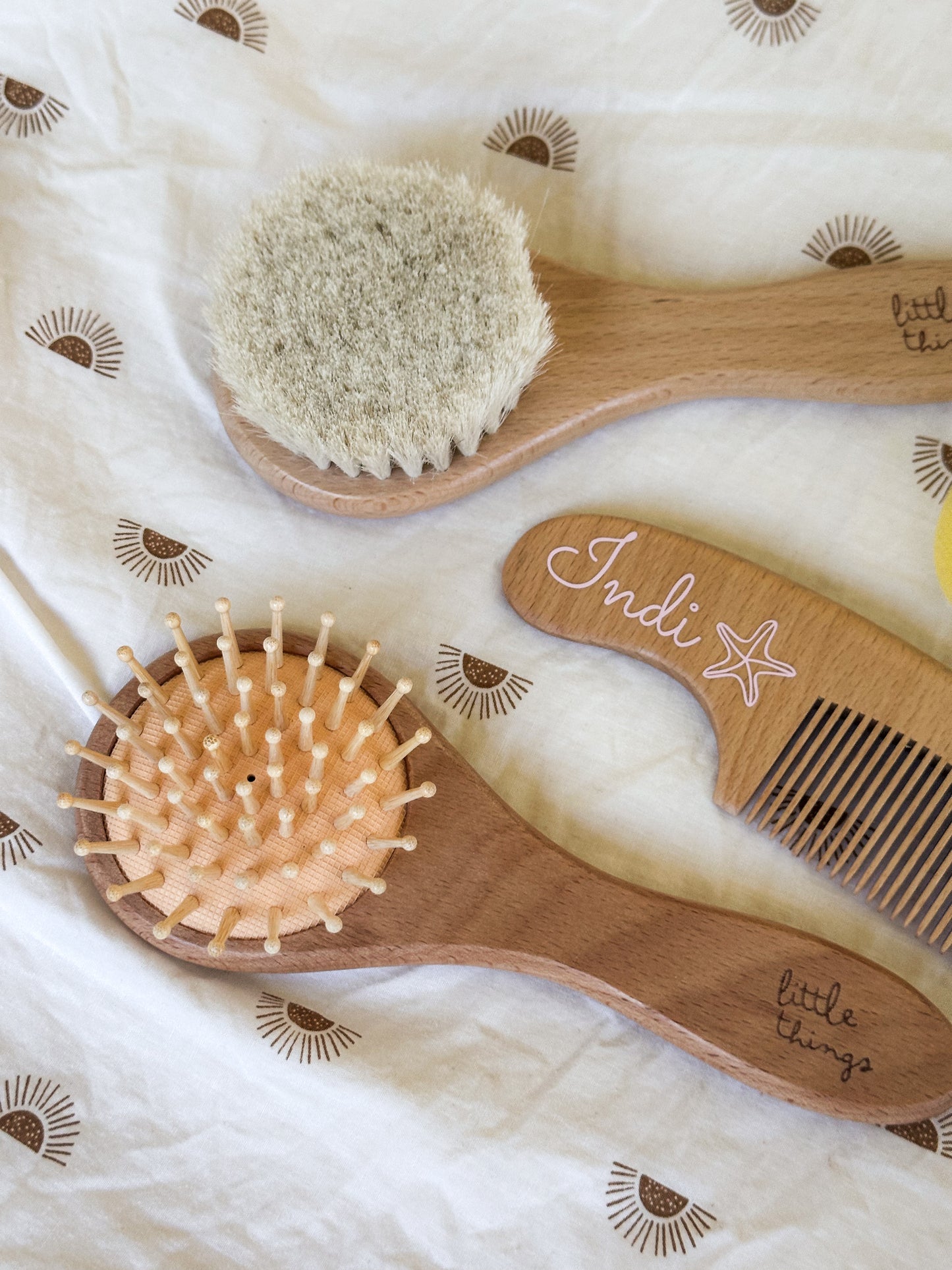 Personalised Hair brush sets