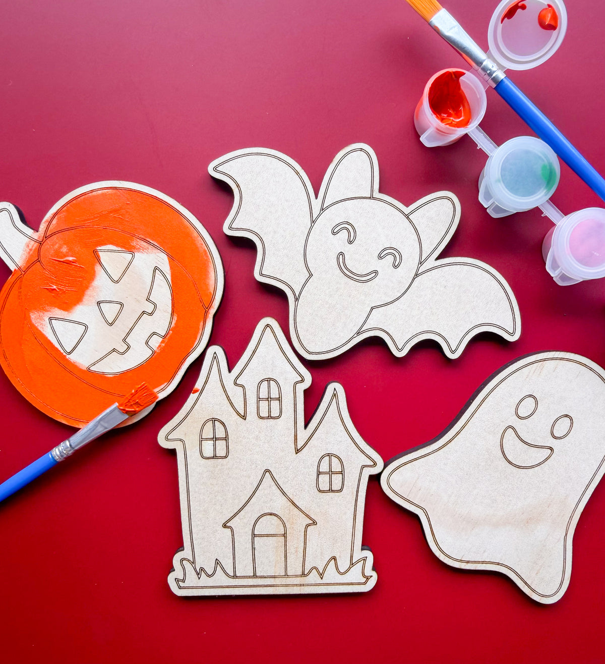 Halloween Paint-Your-Own Kit – Set of 4