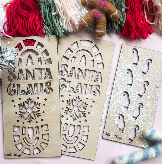 Santa & Elf Feet Stencil