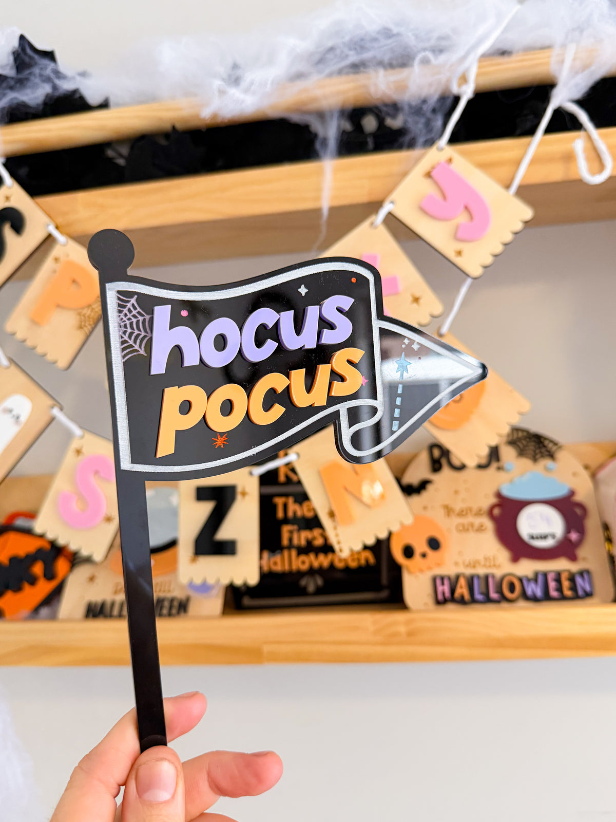 Mini Hocus Pocus Acrylic Flag