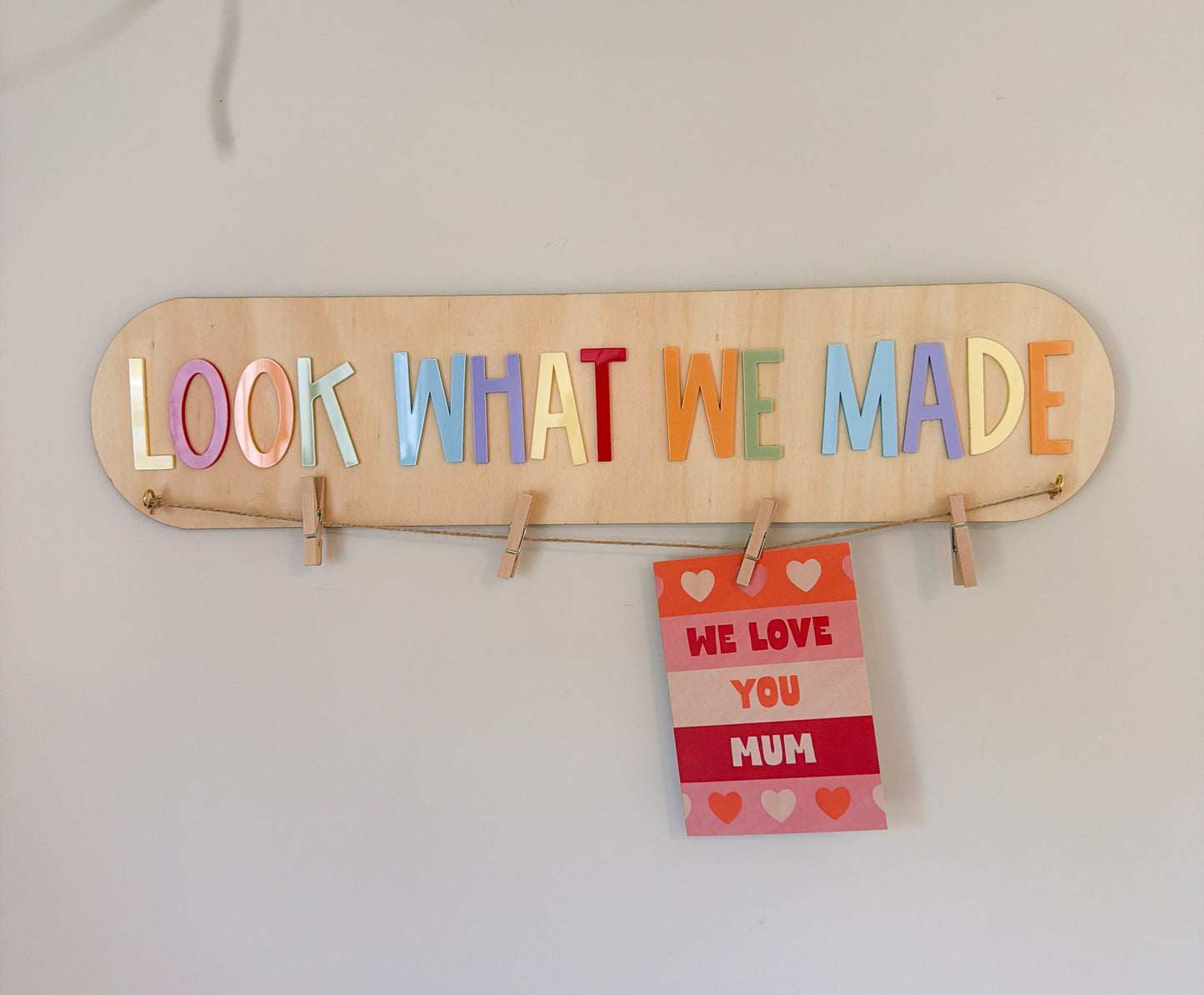 Art work hanger