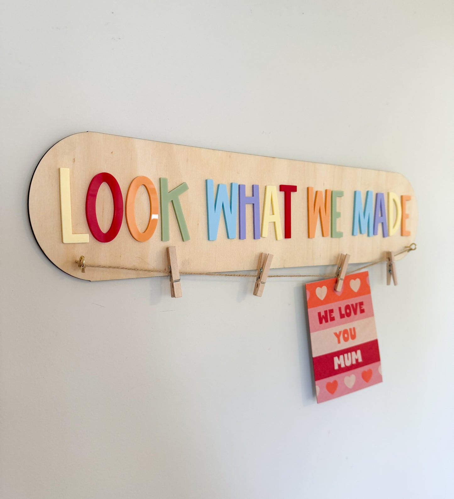 Art work hanger