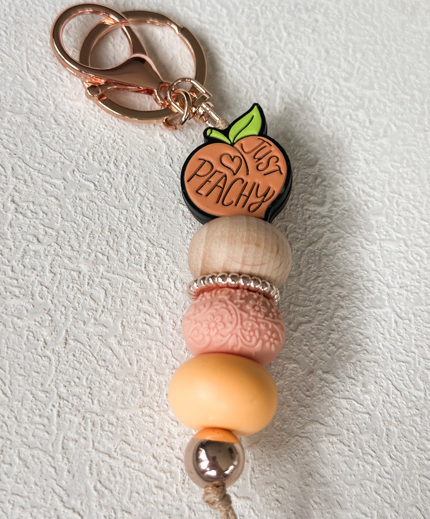 Peachy keychain