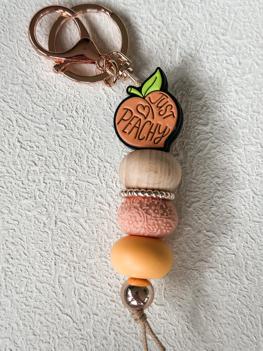 Peachy keychain
