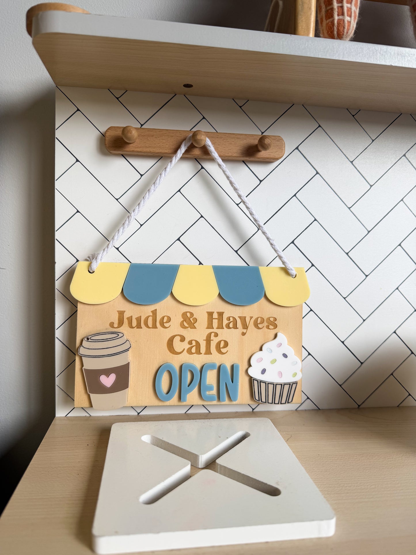 Personalised Café Open Sign