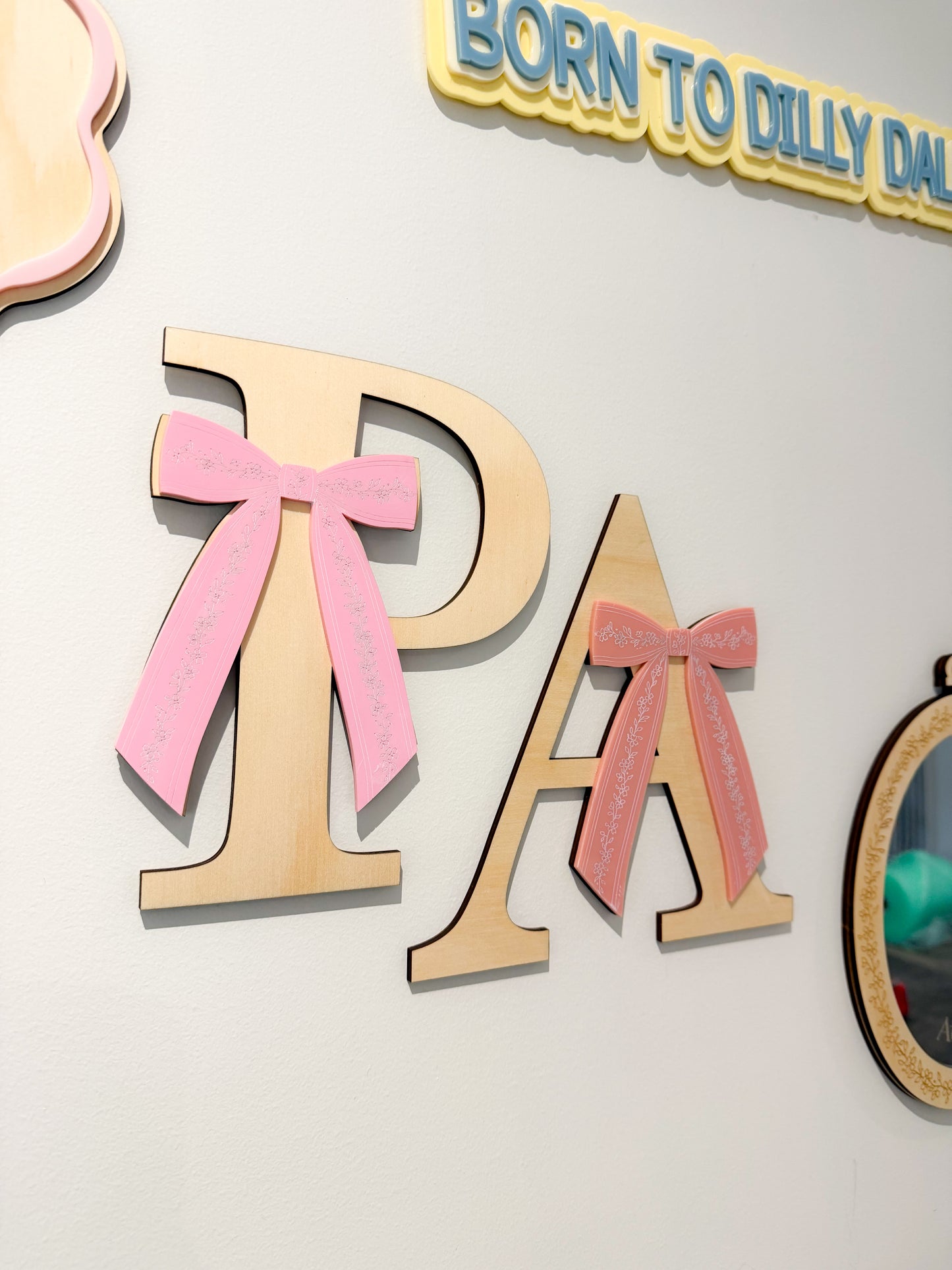 Personalised Bow Initials