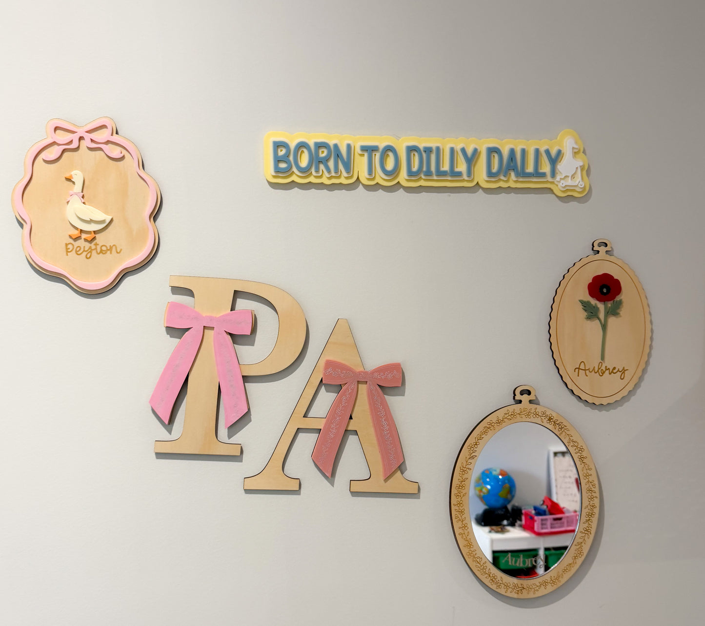 Personalised Bow Initials