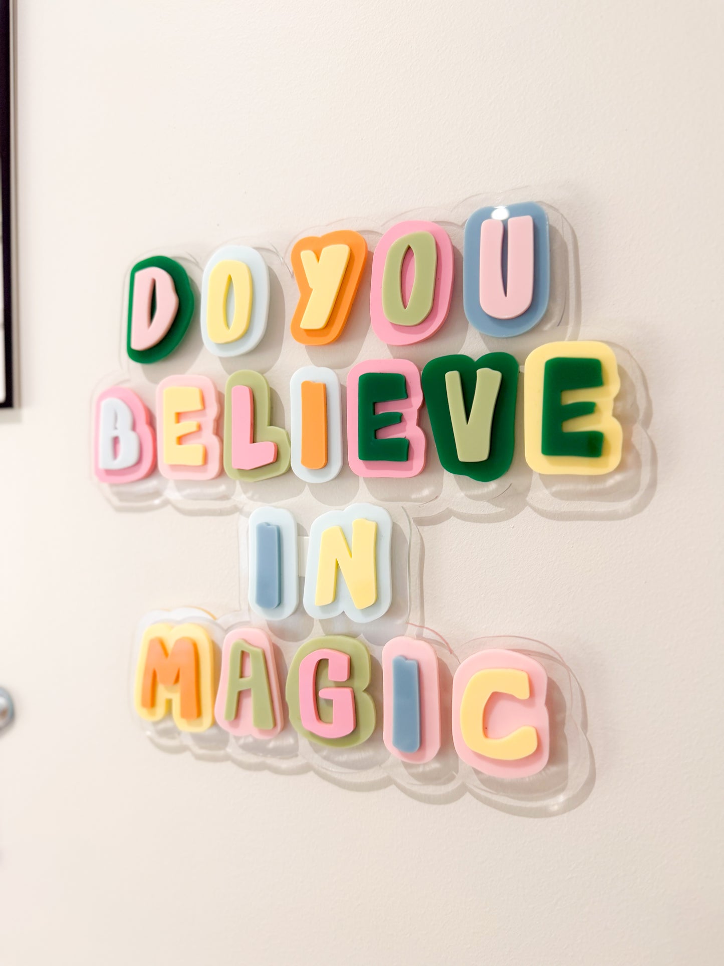 Do You Believe In Magic Wall Sign