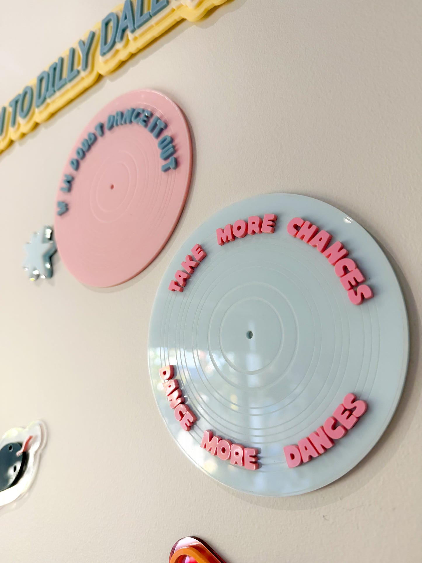 Retro Record Wall Sign