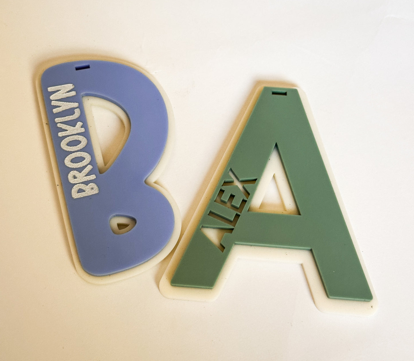 Personalised Letter tags