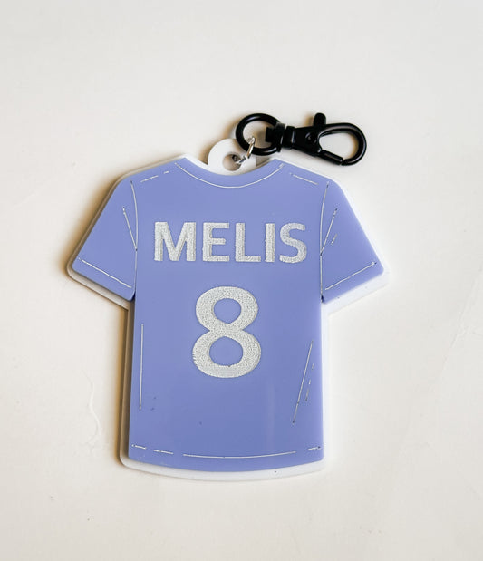 Personalised Sports Jersey tag