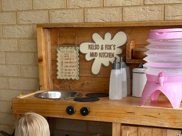 Mud Kitchen Sign