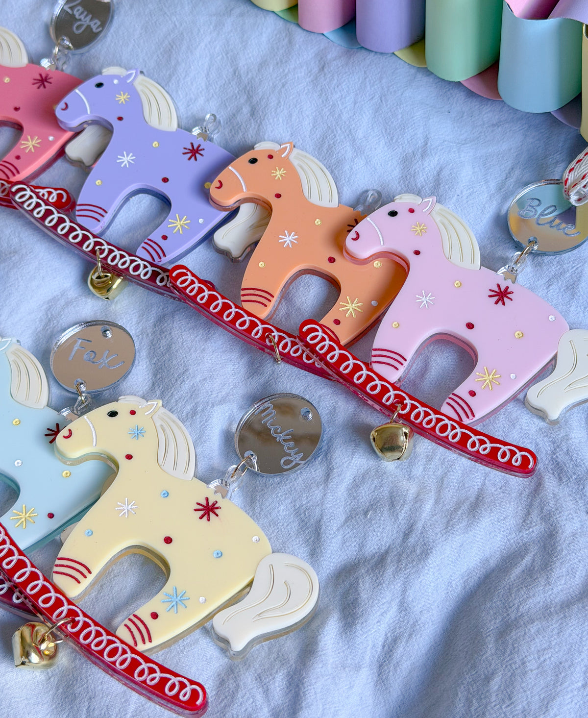 The Jingle & Rock Ornament – Personalised Rocking Horse