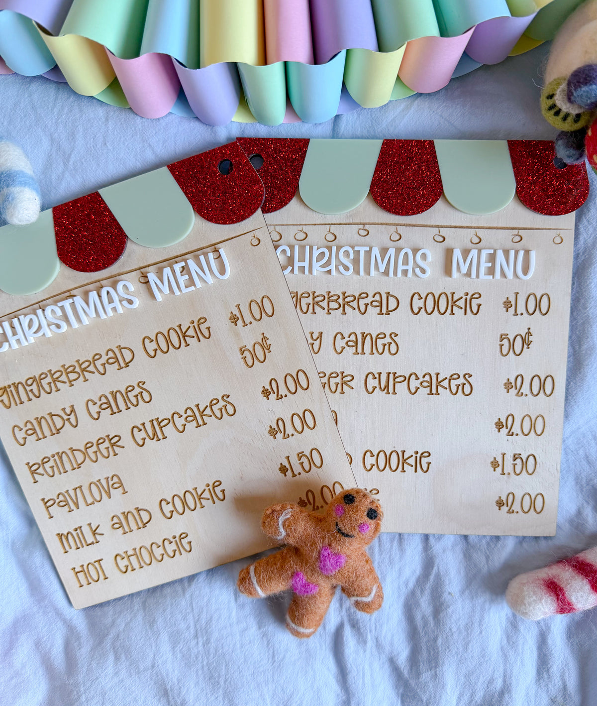 The Jolly Little Café Menu – Kids Christmas Play Menu