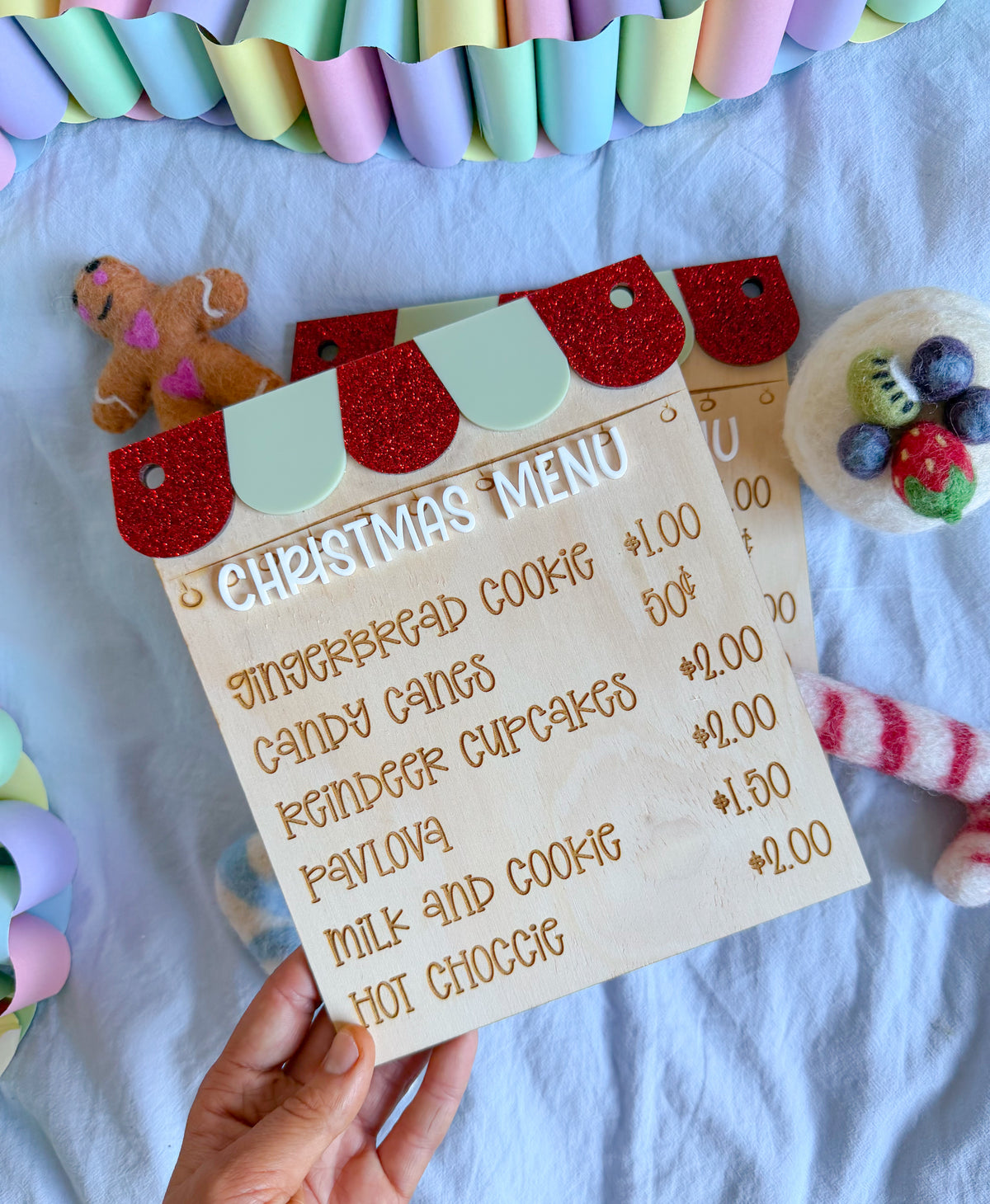 The Jolly Little Café Menu – Kids Christmas Play Menu