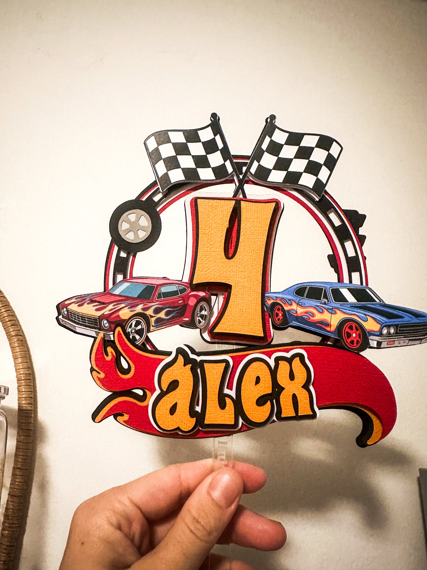 CUSTOM LARGE CAKE TOPPER