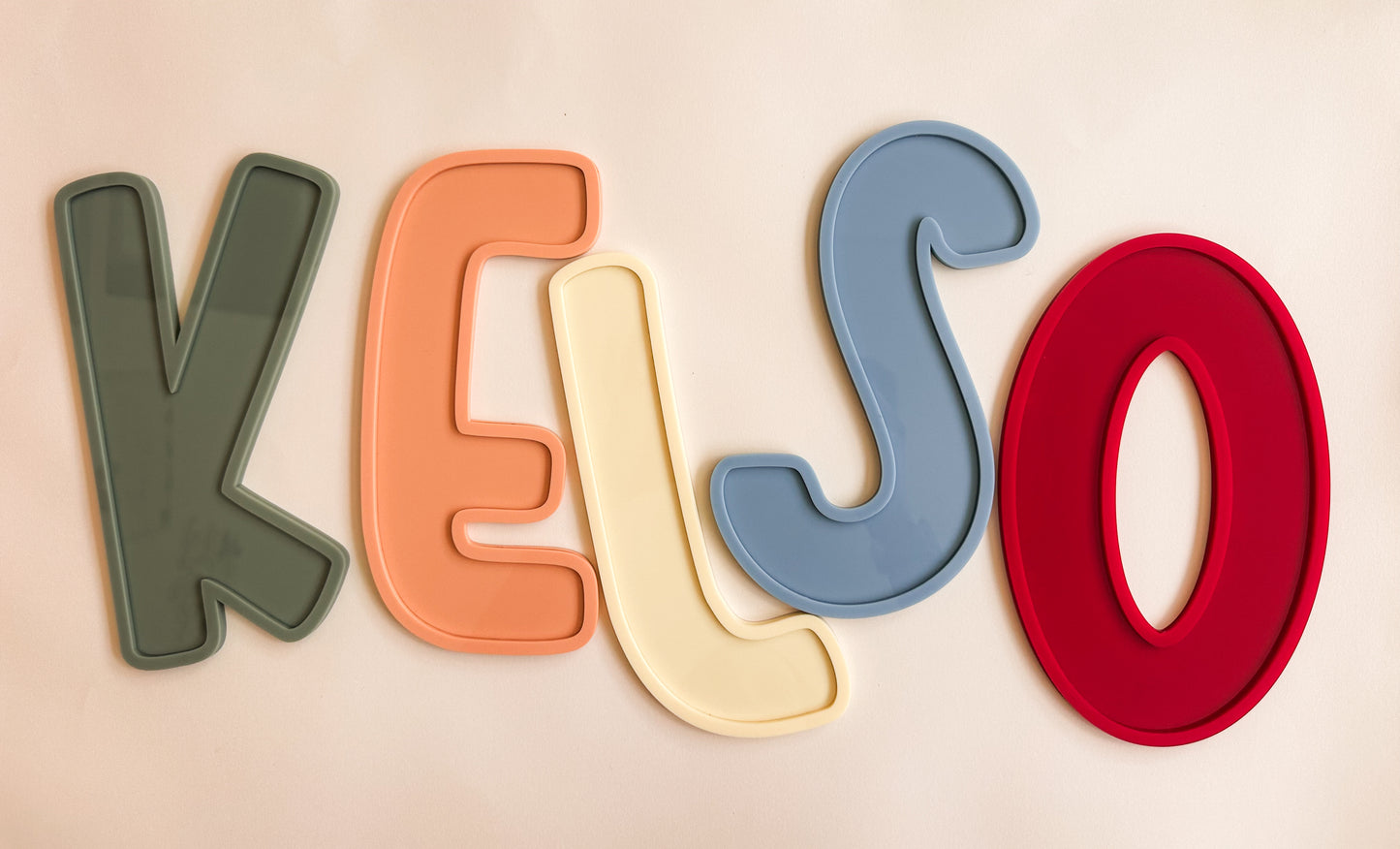 3D VINTAGE ACRYLIC BUBBLE LETTERS