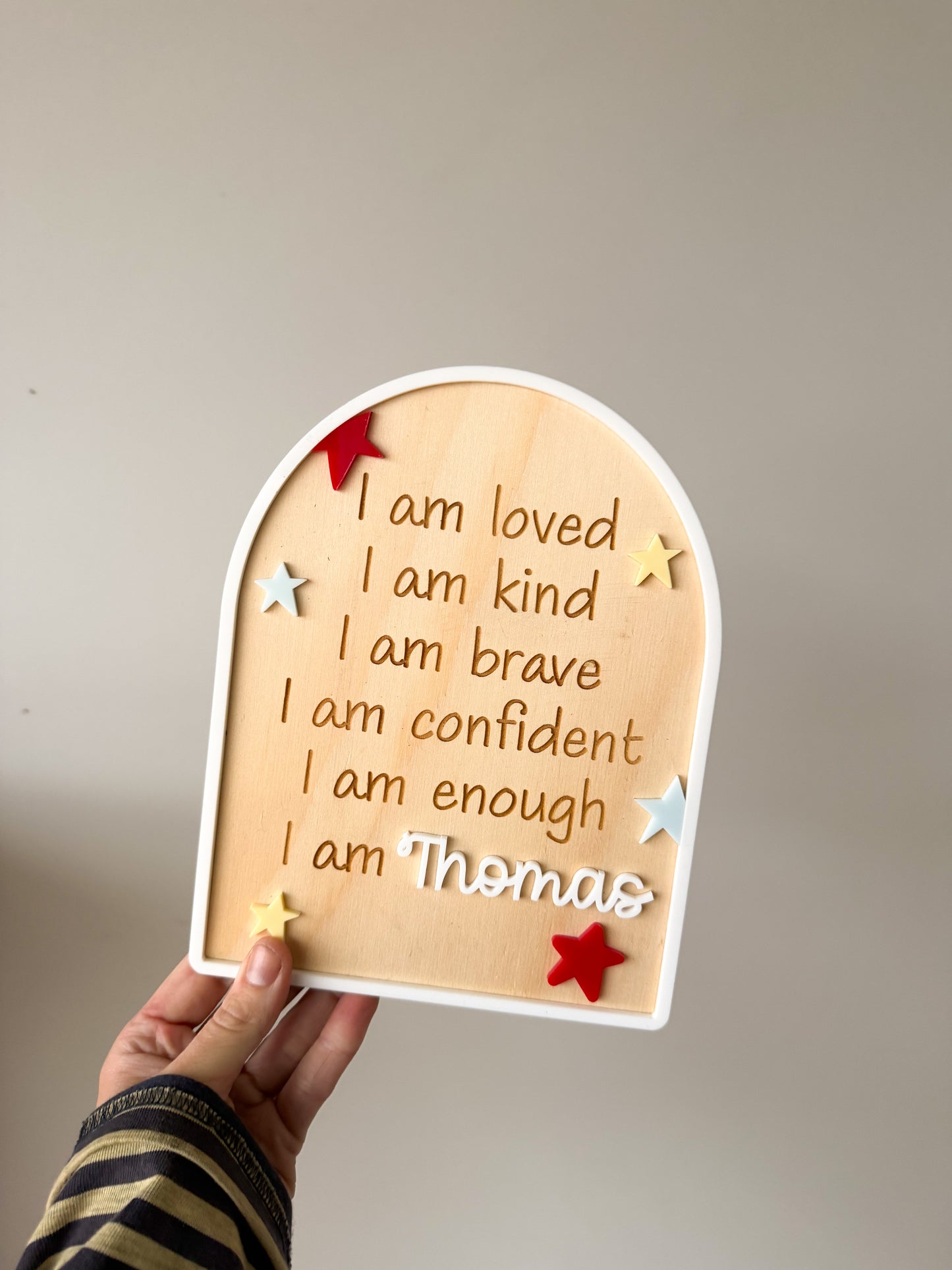STARBURST Affirmation plaque