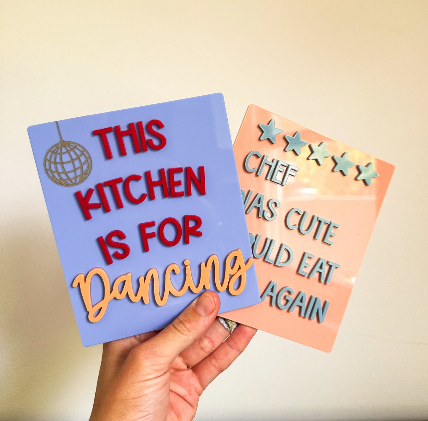 Kids kitchen signs