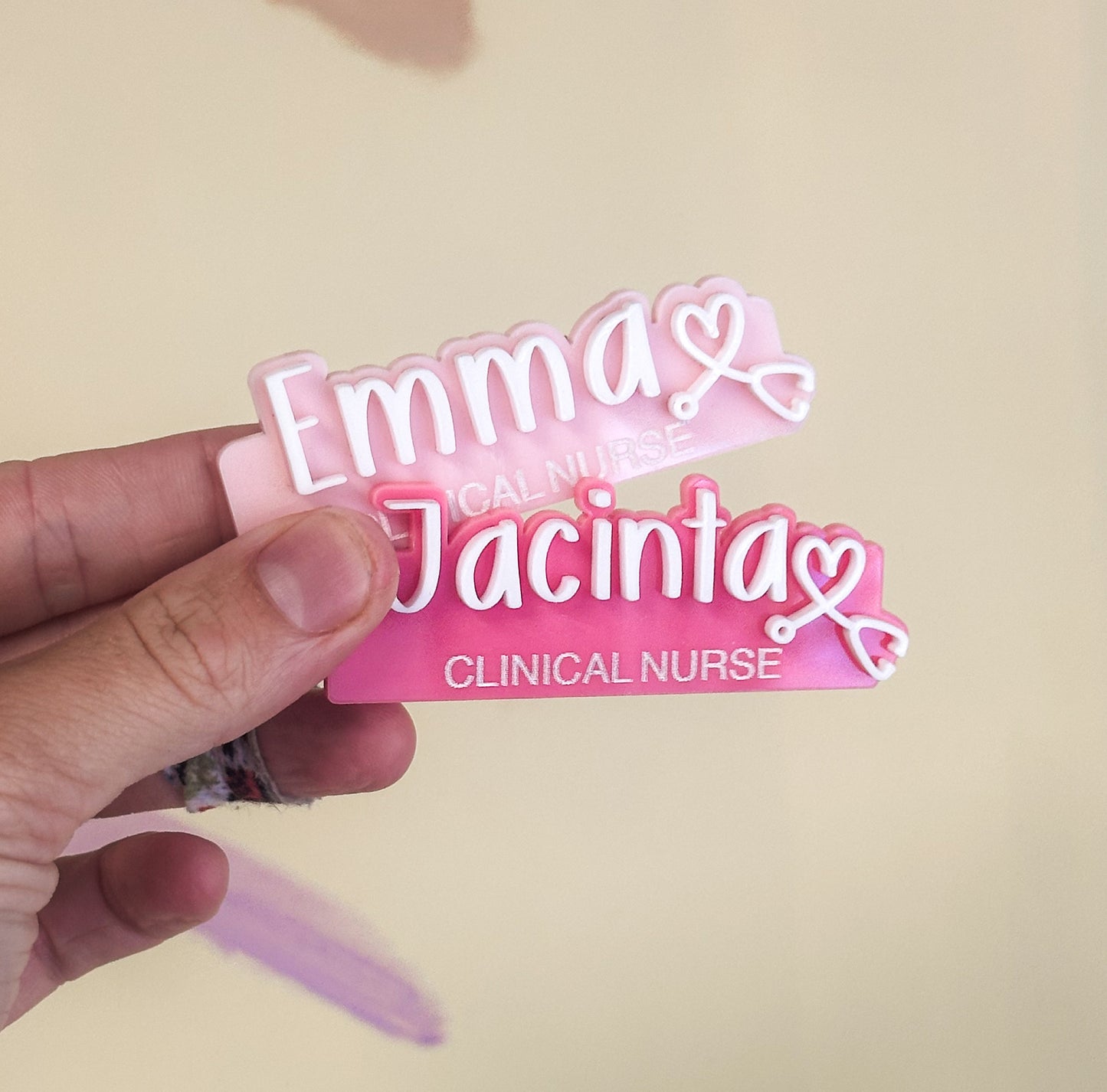 Occupational name badges