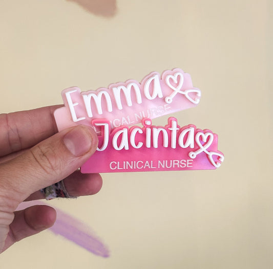 Occupational name badges
