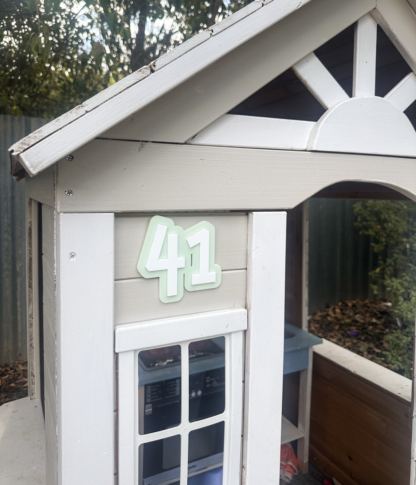 Cubby house numbers