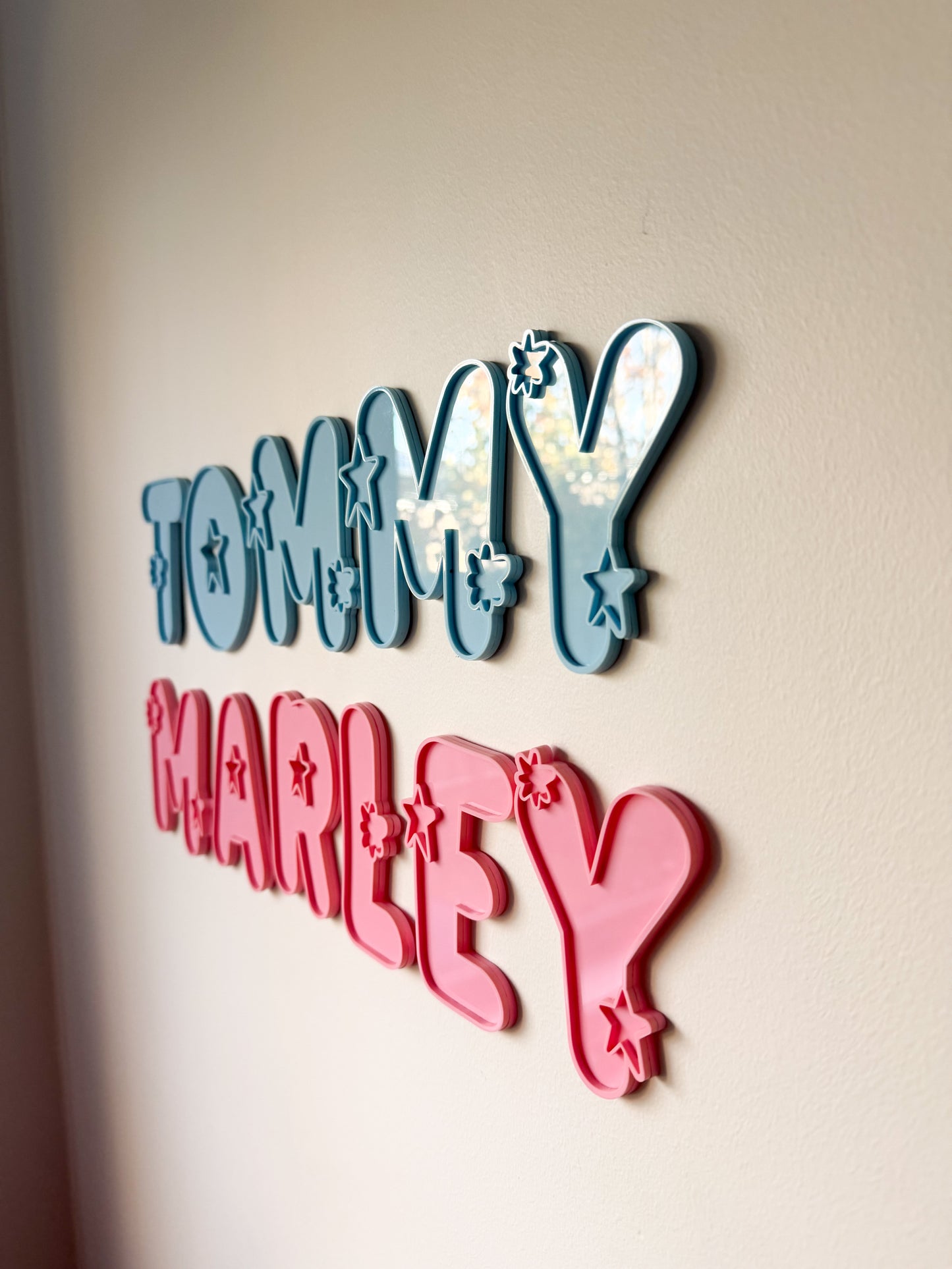 Kids "PLAY" Starburst Letters - Individual Letter