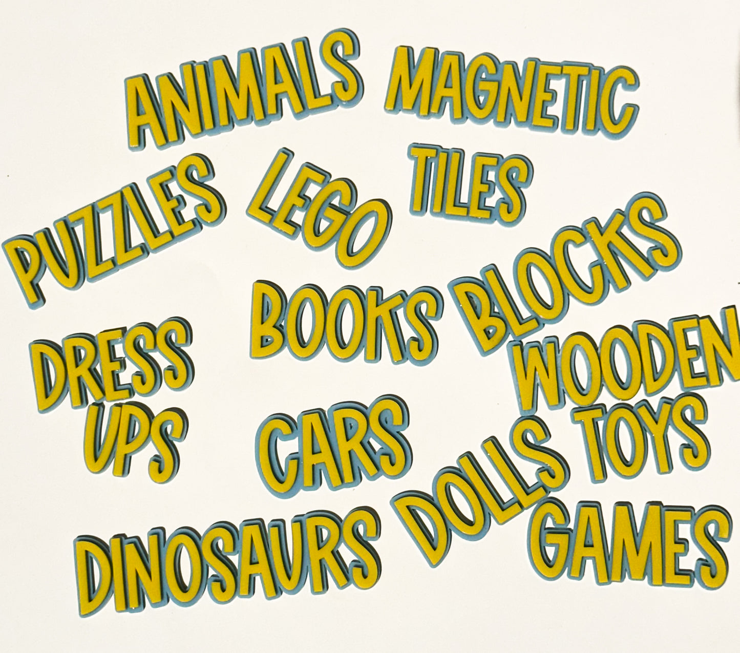 Kids toy storage labels